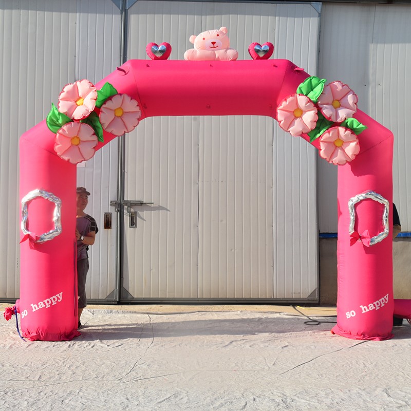 兰溪粉色婚礼拱门